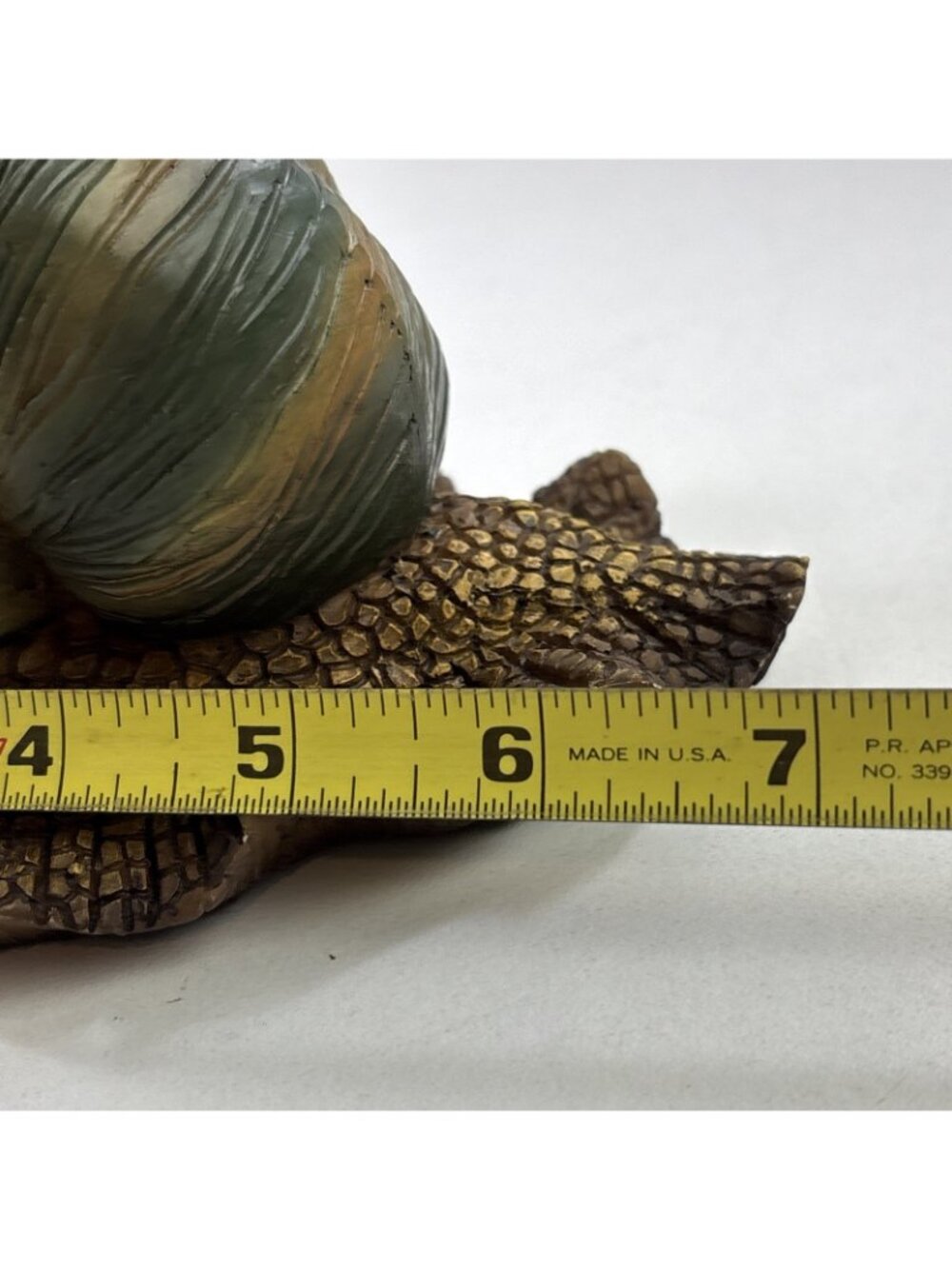 Fairy Garden Statue Resin 7” Pixie Elf Terrarium Gnome Imp Garden riding Snail - Picture 8 of 8